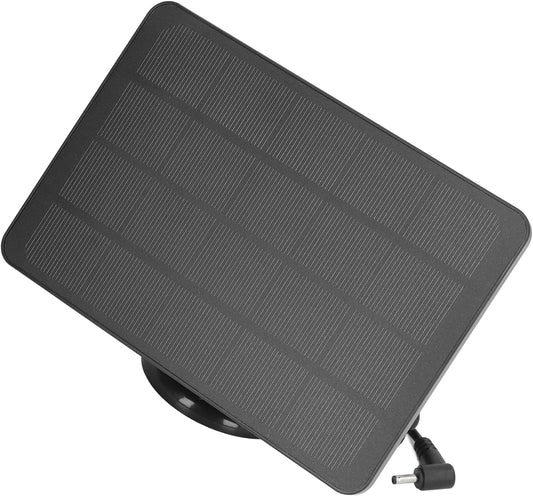 10W Portable Solar Charger, IP65 Portable Solar Panel with USB C Outputs for Stick Up Cam Battery for Ring Spotlight Camera Battery (CSP4W-DC-B)