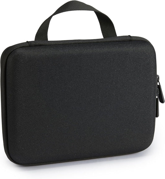 Amazon Basics Medium Protective Case for GoPro and Action Cam with Foam Inside, Portable & Lightweight, 9 x 7 x 2.5 inches, Black, Solid