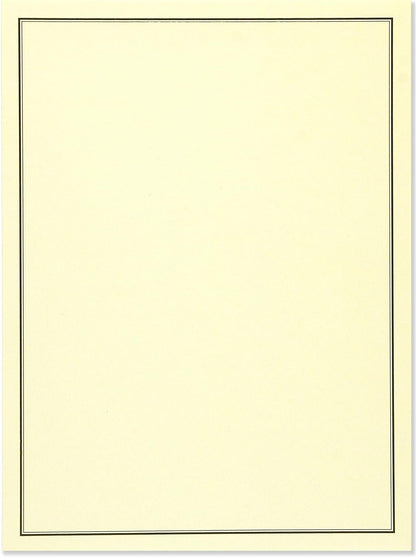Black & Cream Letter-perfect Stationery (Letter-perfect Stationery Series)