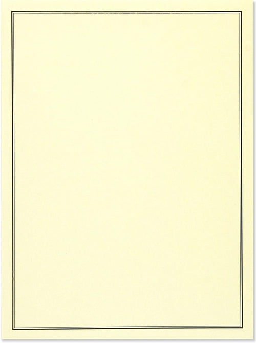 Black & Cream Letter-perfect Stationery (Letter-perfect Stationery Series)