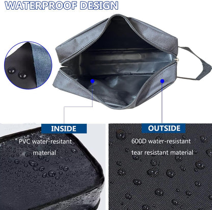 Toiletry Bag for Men, Veyarien Travel Shaving Bag Dopp Kit Water-Resistant Cosmetic Bag Travel Organizer for Toiletries Accessories (Navy Blue)