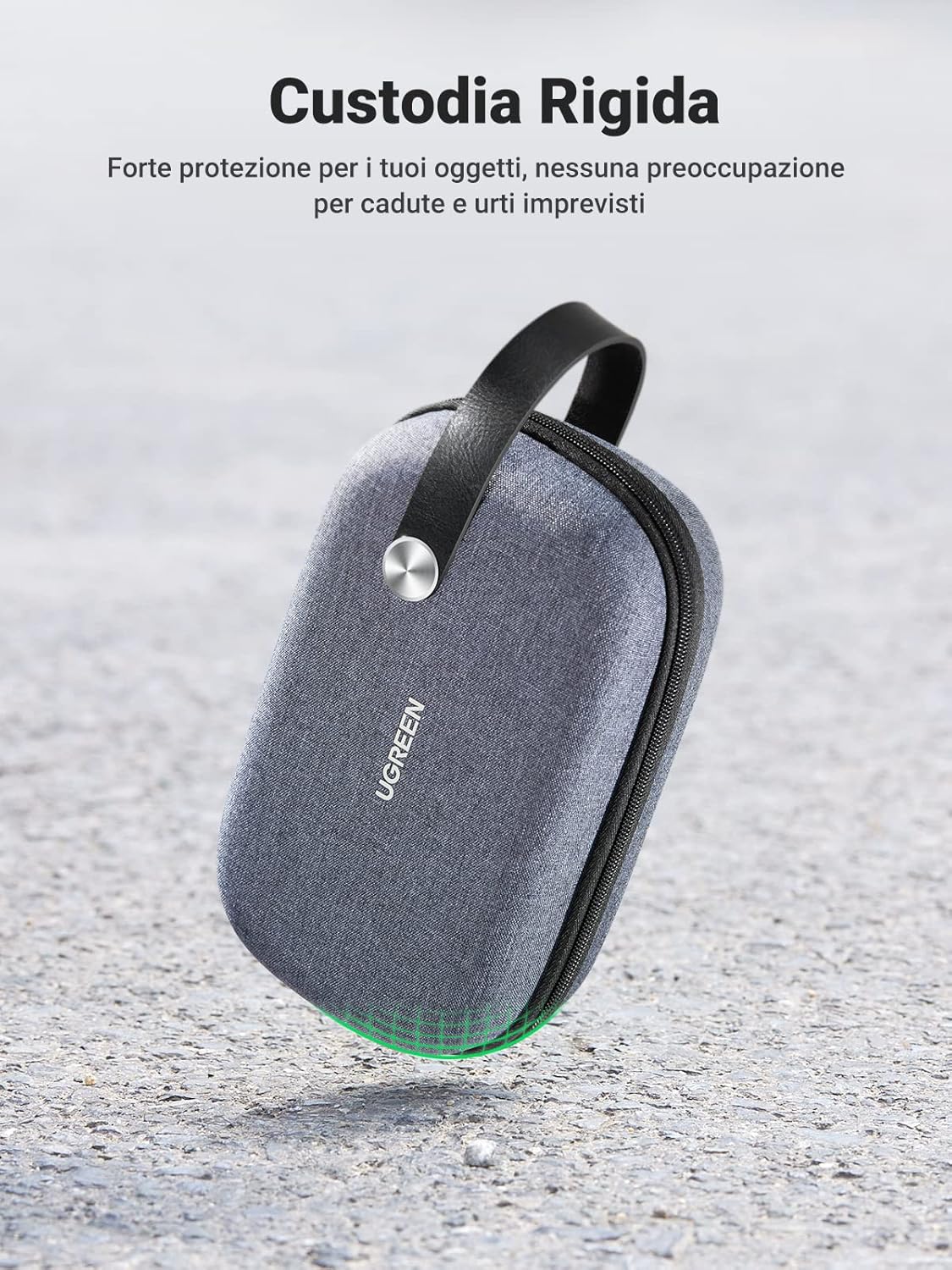 UGREEN Cable Organizer, Bag Accessories Electronic Cable Travel Shockproof Waterproof USB Case for Power Bank Hard Disk Phone Passport MP3 Airpods Charger, blue, Case