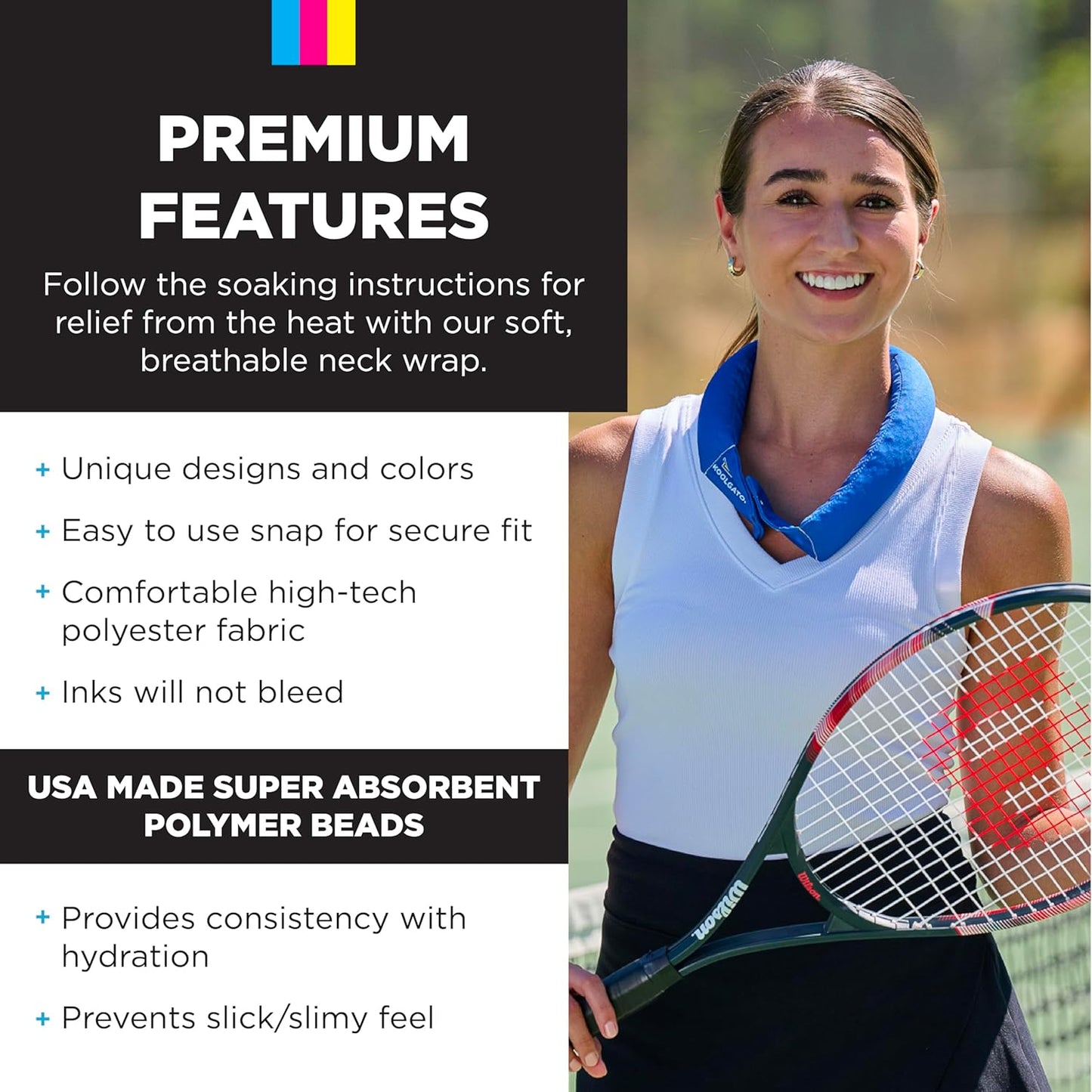 KOOLGATOR Cooling Neck Wrap - USA Design