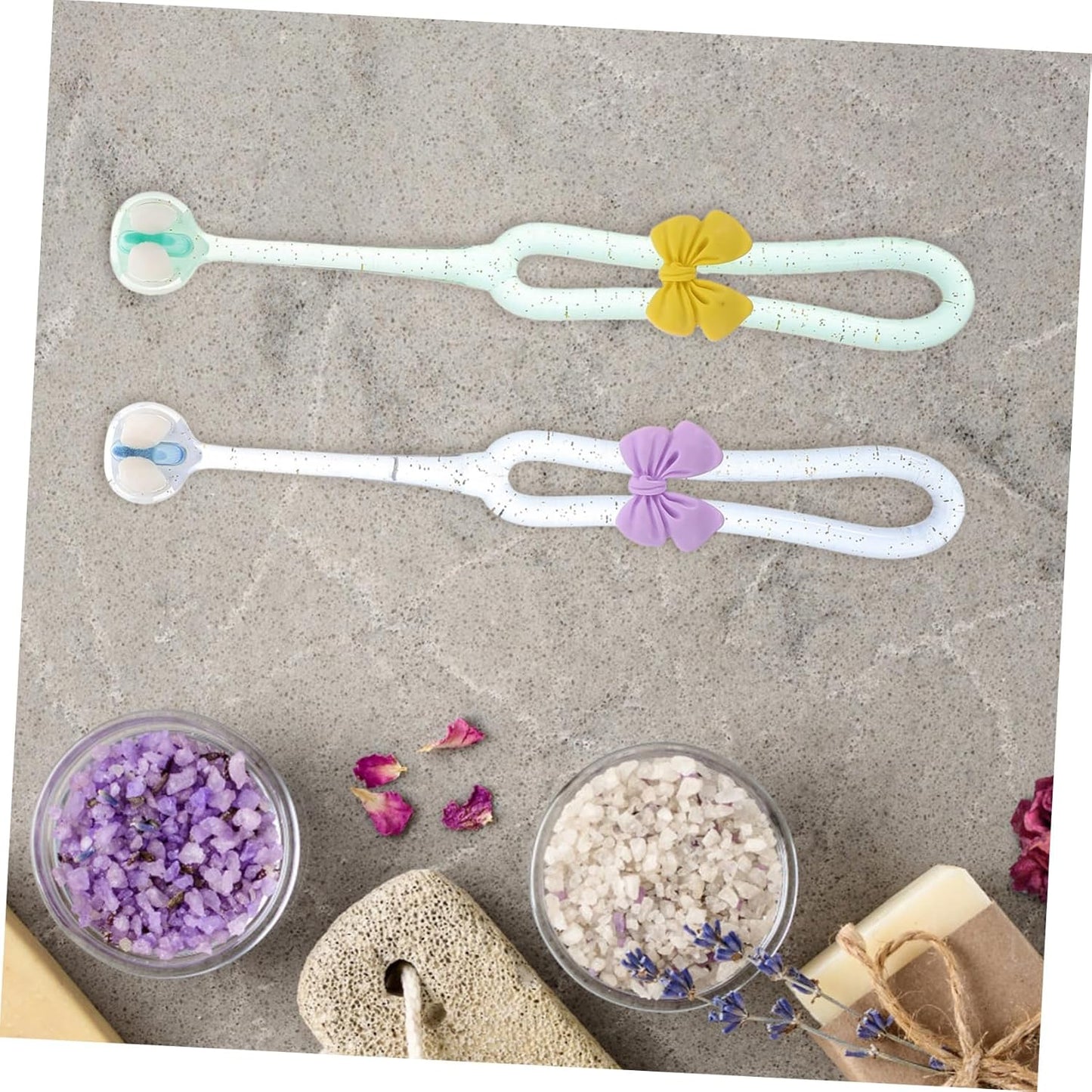 BIUDECO 3pcs Three Sided Girl Toothbrush: Three Bristles For Kids Soft And Gentle For Complete Tooth And Gum Care For Ages Cleans All Sides