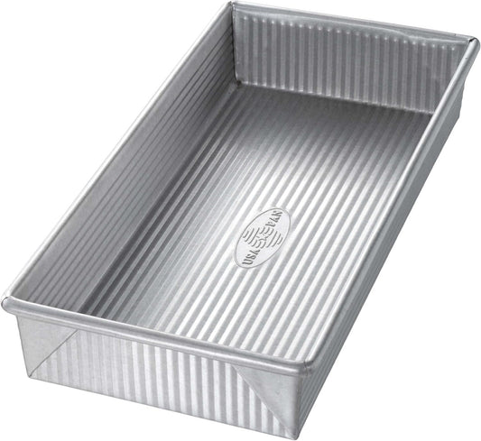 USA PAN 1143LF Bakeware Aluminized Steel Biscotti Pan, Gray, 12 x 5.5