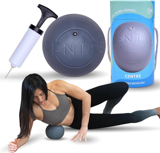 RAD Centre I Soft Belly Roller Massage Ball for Abdominal, Neck, Rotator Cuff and Stomach Self Myofascial Release, Abdominal Massage, Mobility, Recovery