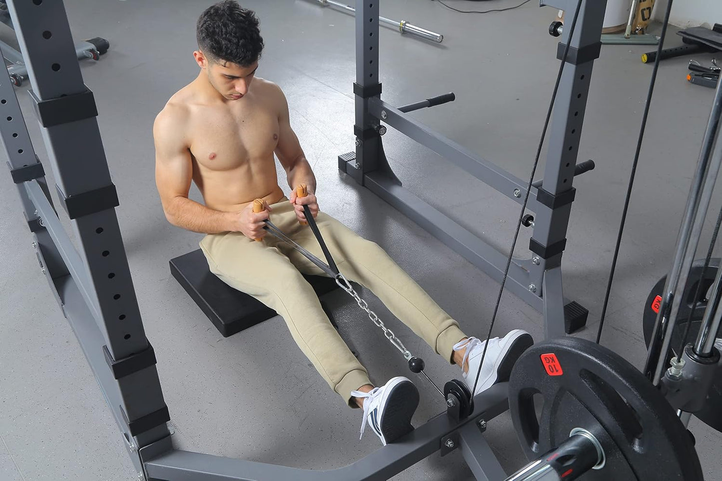 Pull Up Handles Grips Fitness Strap Heavy Duty Cable Machine Handles Training Grip Strength Sling Trainer for Home Gym Pull-up Bars Barbells and Pulling Machines
