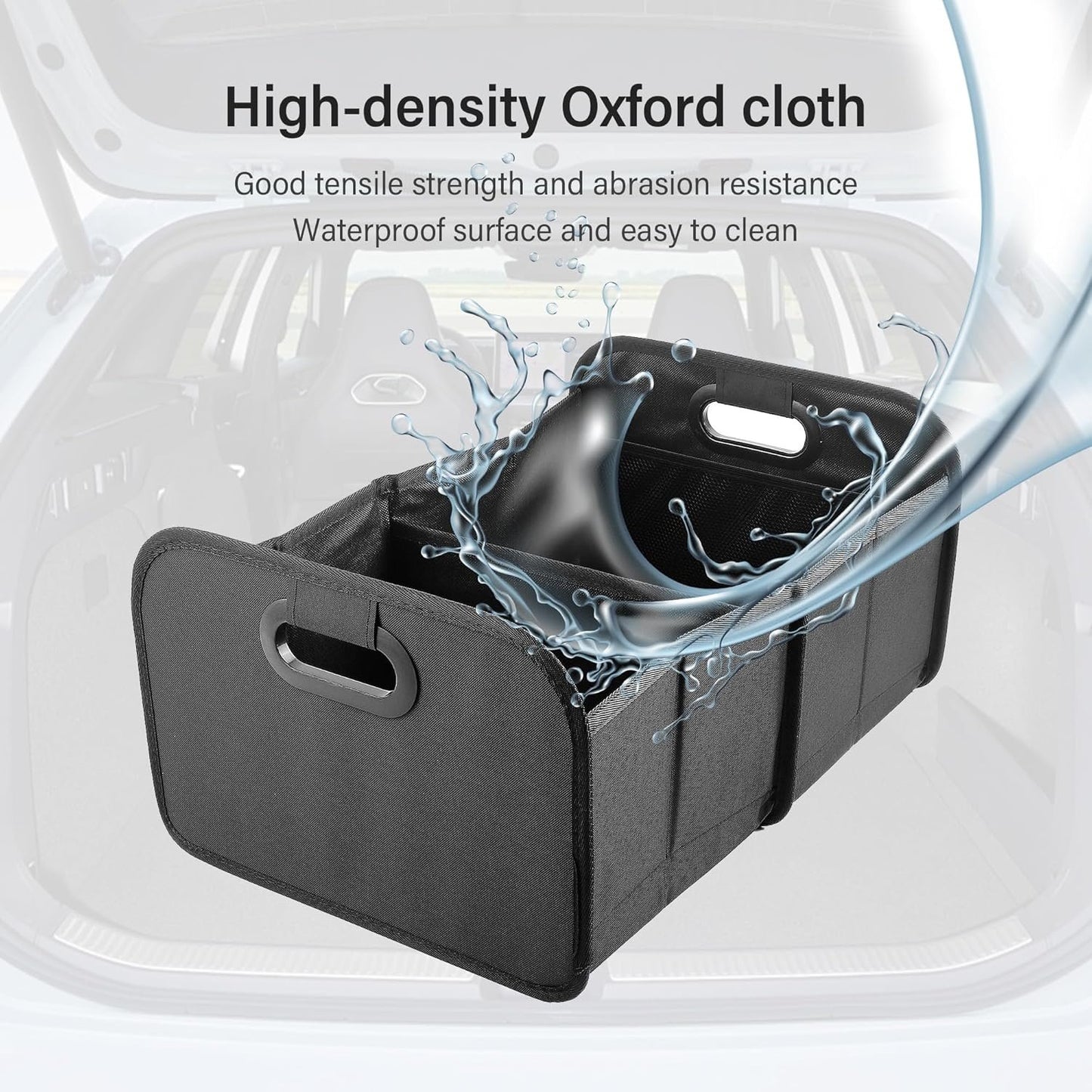 Car Trunk Organizer,Collapsible Trunk Organizer for Car Storage Organizer with High Volume,Universal Car Accessories Car Organizer Trunk for Most Cars SUVs Trucks