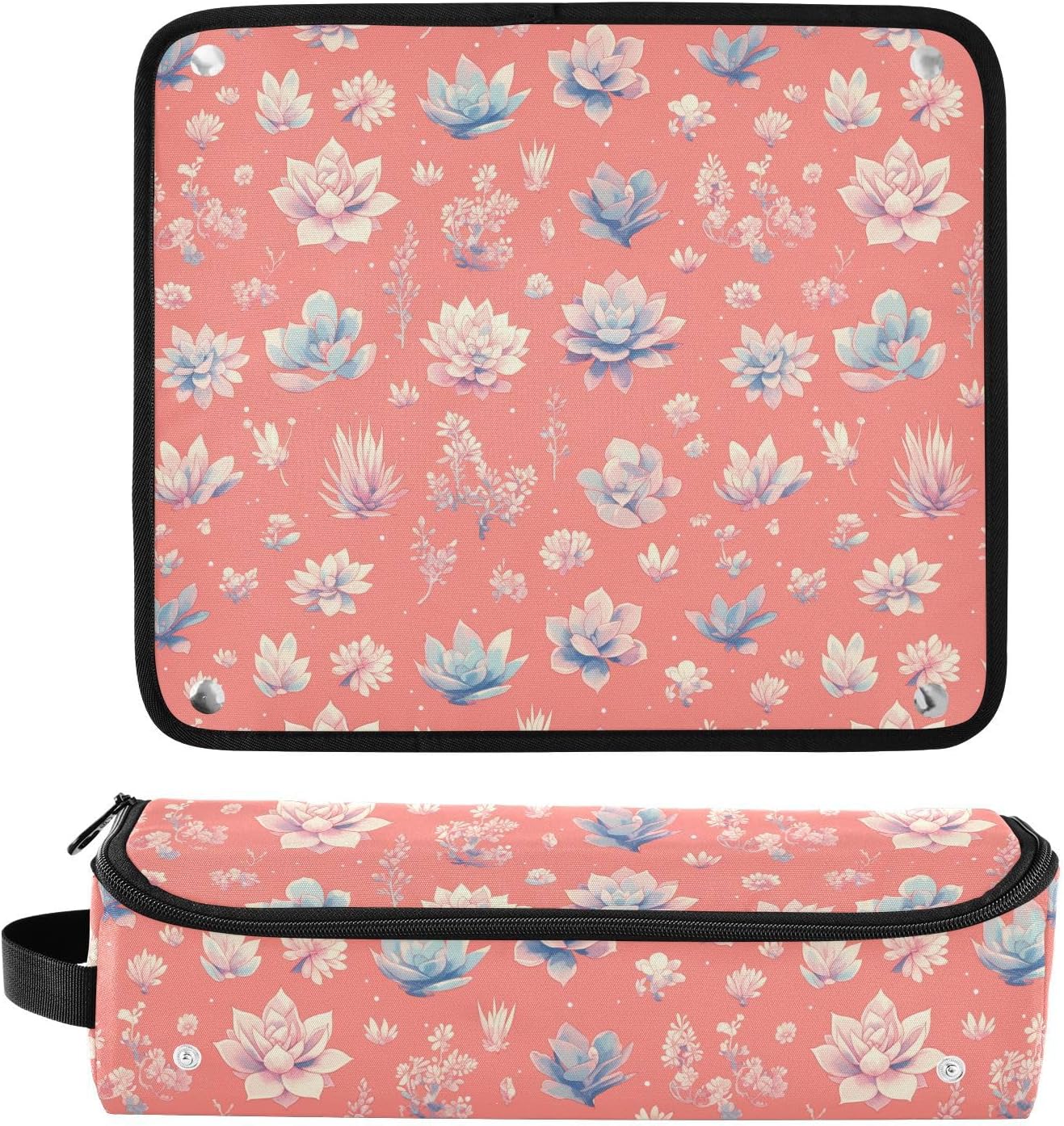 Borsa da viaggio per strumenti per capelli caldi con cuscinetto resistente al calore Strumenti per capelli impermeabili Organizer da viaggio per ferro piatto Strumenti caldi e accessori per la cura