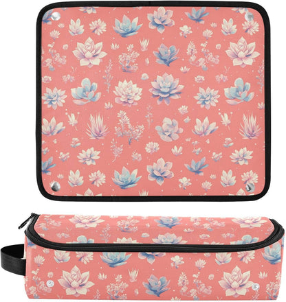 Borsa da viaggio per strumenti per capelli caldi con cuscinetto resistente al calore Strumenti per capelli impermeabili Organizer da viaggio per ferro piatto Strumenti caldi e accessori per la cura