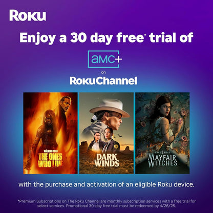 Roku Ultra | The Ultimate Streaming Device 4K/HDR/Dolby Vision/Atmos, Rechargeable Roku Voice Remote Pro, Ethernet Port, Hands-Free Controls, Lost Remote Finder, Free & Live TV