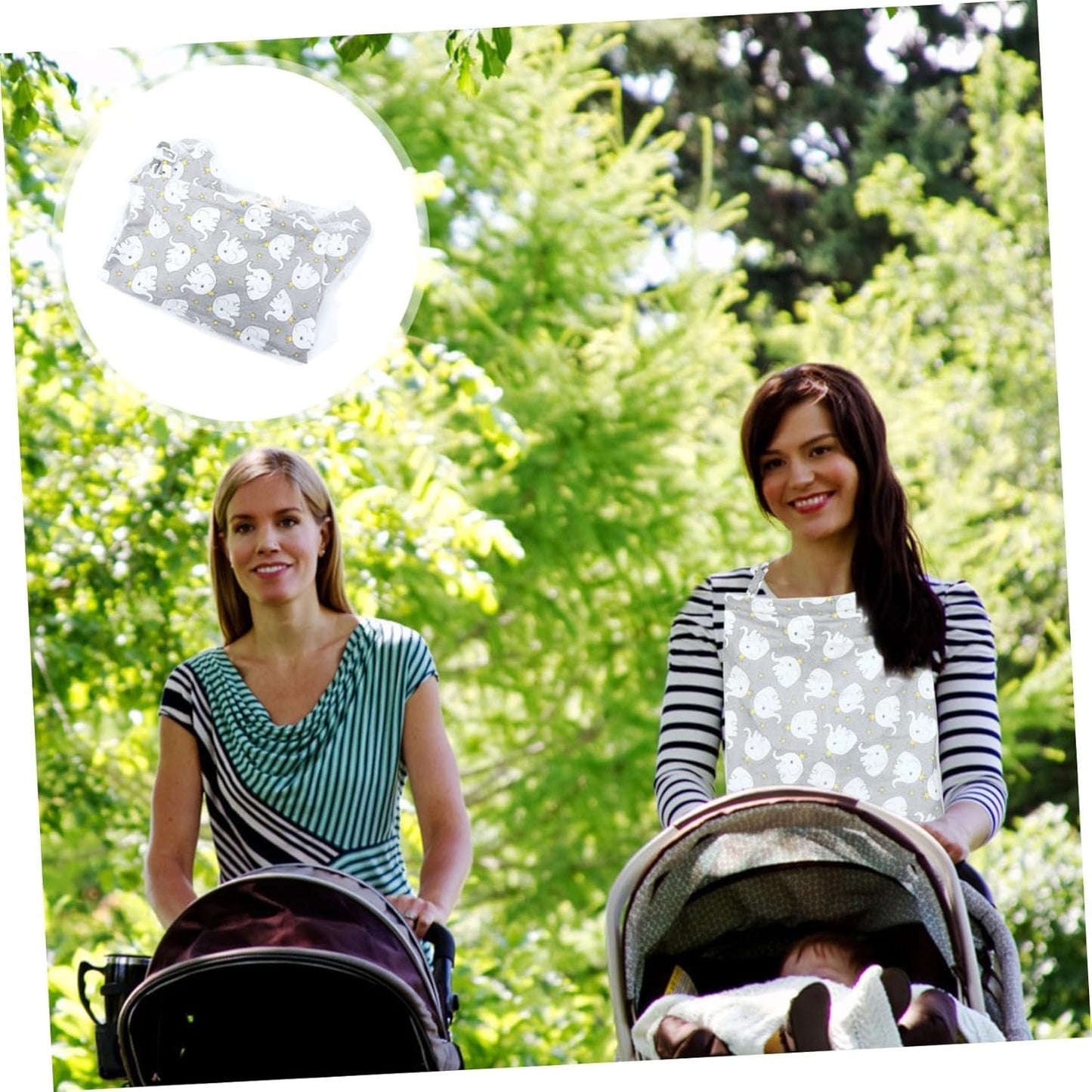 WATIIFUFU Nursing Cover for Baby Breastfeeding Breastfeeding Cover Privacy and Comfort Cotton Nursing Apron
