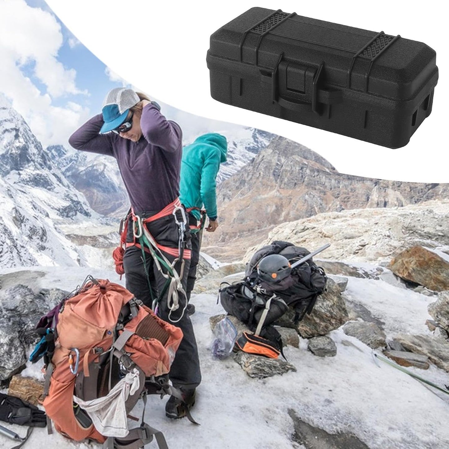 Portable Hard Case, Compact Storage Box, Equipment Protection Case, Versatile Outdoor Storage, Shockproof Hard Case, Tool Storage Container, Waterproof Gear Box, Travel Equipment Case, Multi-Purpose
