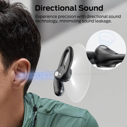 Monster Open Ear AC336 Headphones, Bluetooth 6.0 Wireless Earbuds with Stereo Sound, ENC Clear Call, 21H Playtime, Type-C Charging, Touch Control, IPX6 Waterproof Open Ear Earbuds for Sports Fitness