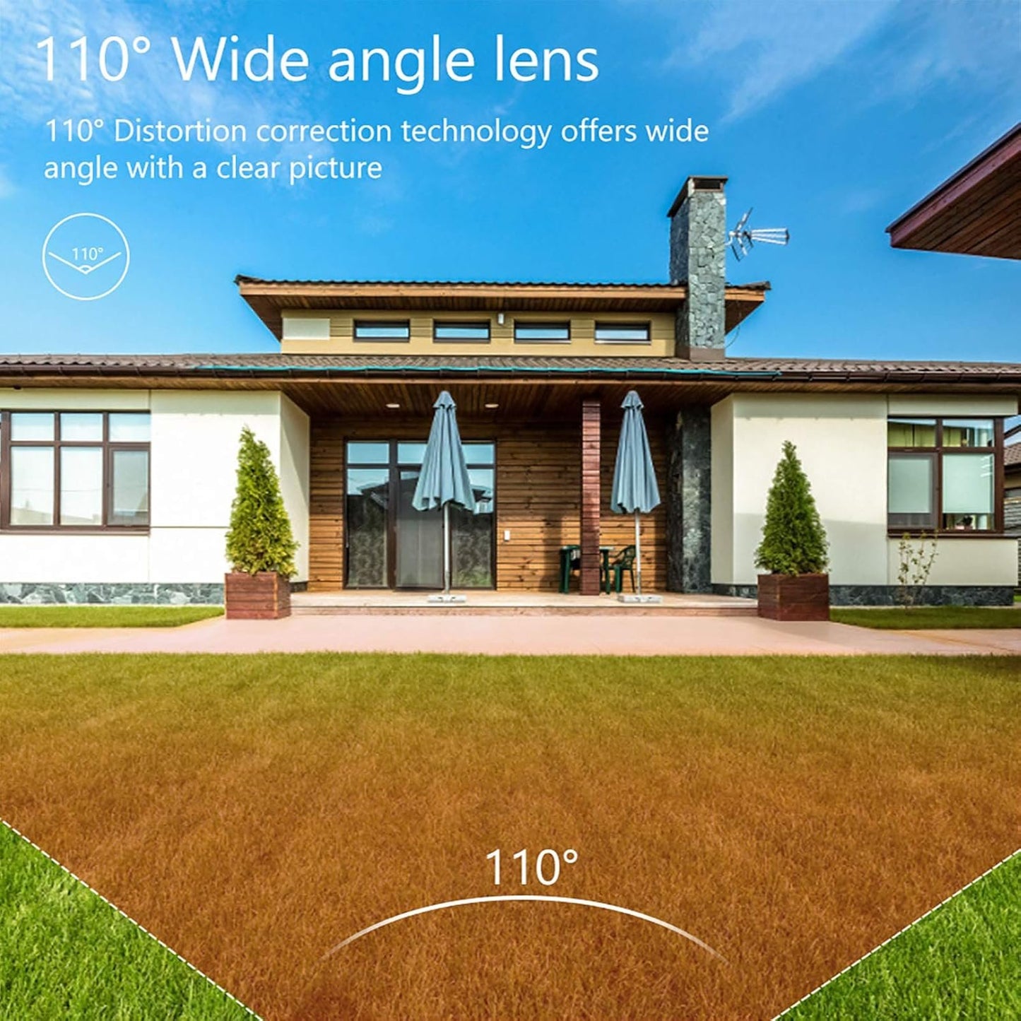 Security Camera,2MP 1080P Full High Definition Security Camera Outdoor/Indoor (Hybrid 4-in-1 CVI/TVI/AHD/CVBS) Infrared Weatherproof Surveillance CCTV Camera NTSC System