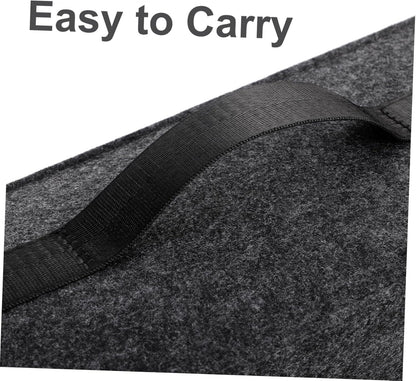 Gatuida Collapsible Car Trunk Organizer with Lid Felt Storage Box for Suv Auto Trunk Organizer with Multiple Compartments for Groceries and Tools Stylish Design