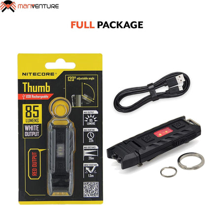 Nitecore Key Ring Light Pocket LED Thumb 85 Lumen