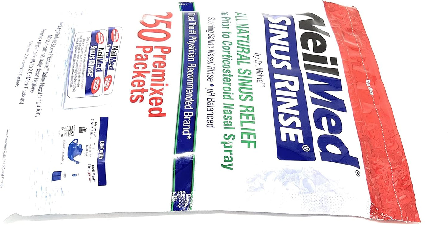 Birsppy NeilMed Sinus Rinse Refill Packets 250 ct