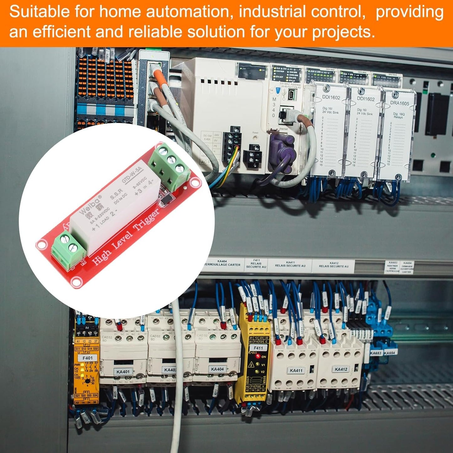 MECCANIXITY DC 3-32V 1 Channel Relay Module High Level Trigger for Electronics Industrial Home Automation