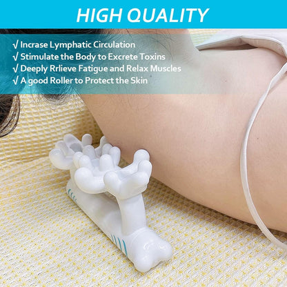 Fascia Massage Tool, Lymphatic Drainage Massager, Cellulite Massager for Cellulite Remover, Itchy Skin Relief, Body Shaping for Thighs, Butt, Legs, Back, Shoulders, Calves