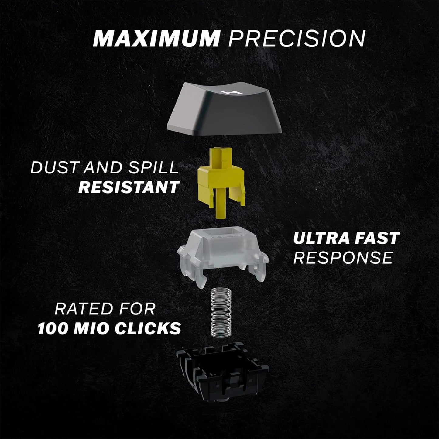 HK Gaming GK61 Mechanical Gaming Keyboard - 61 Keys Multi Color RGB Illuminated LED Backlit Wired Programmable for PC/Mac Gamer Tactile (Gateron Optical Brown)