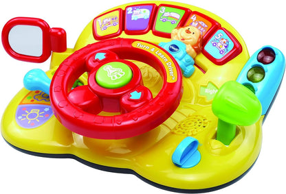 VTech Turn and Learn Driver - Role Play Educational Driver Toy -166600 - Yellow
