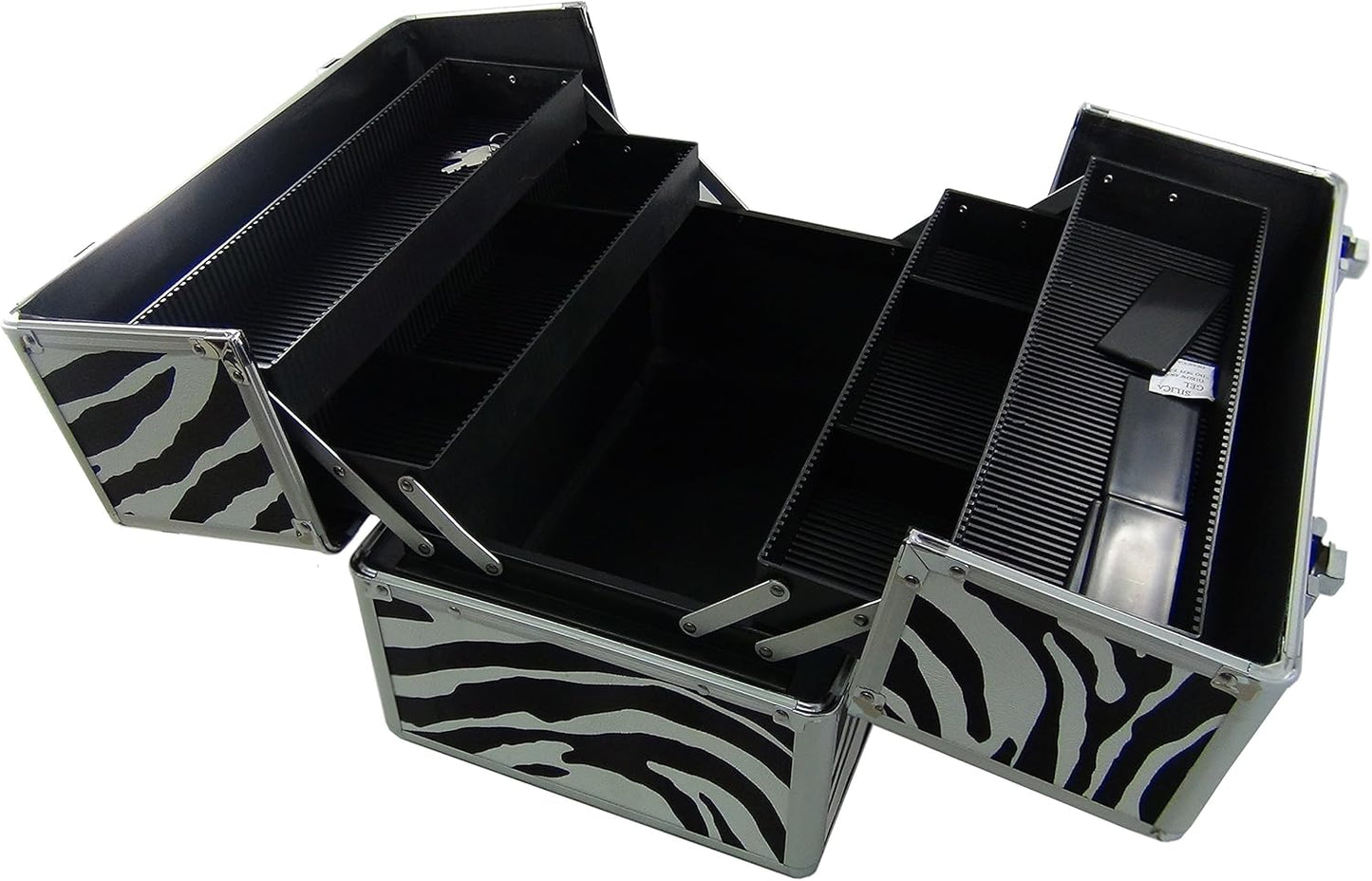 DynaSun Alu Design Beauty Case Trinket Box Makeup Cosmetic Bag