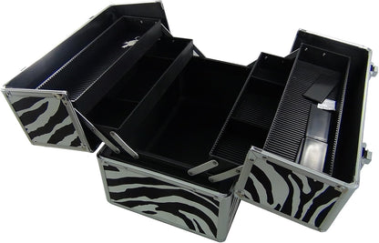 DynaSun Alu Design Beauty Case Trinket Box Makeup Cosmetic Bag
