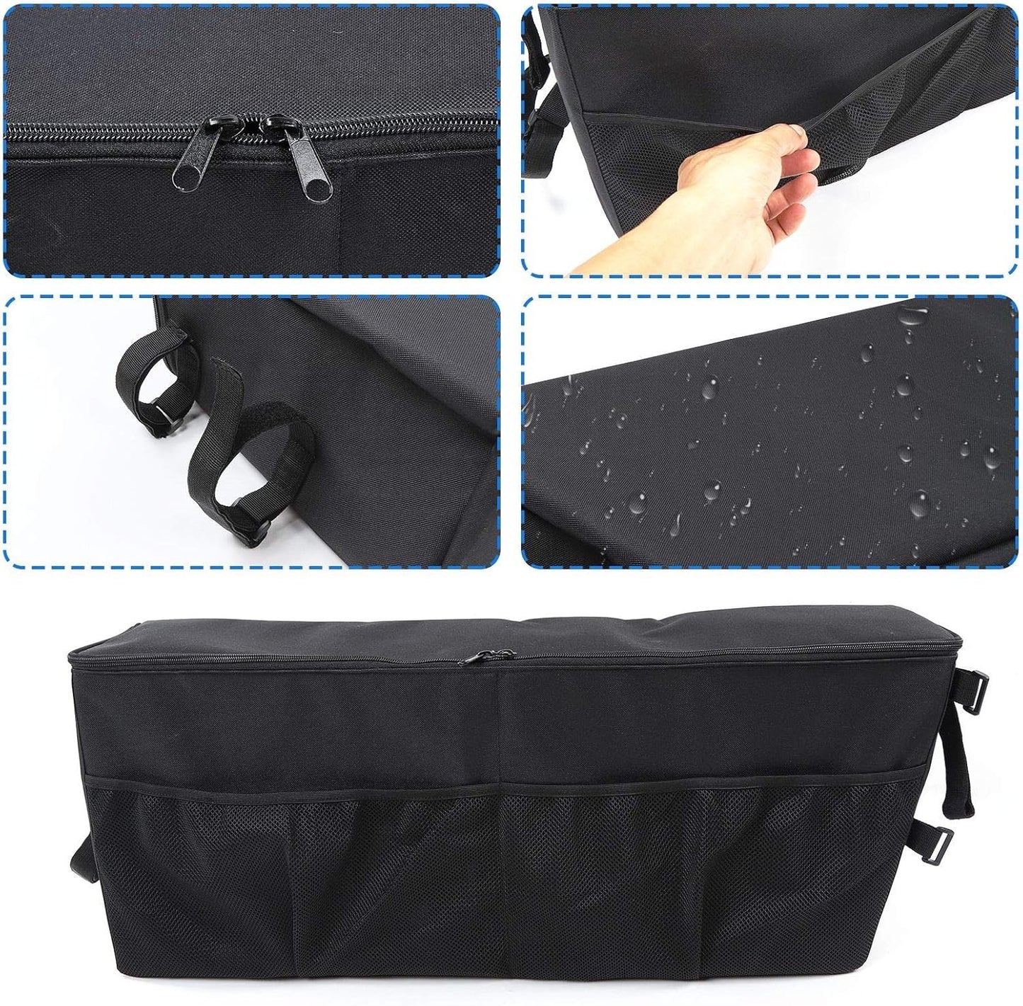 JeCar Trunk Organizer Bag Storage Accessories for 1997-2006 Jeep Wrangler TJ Passenger Side