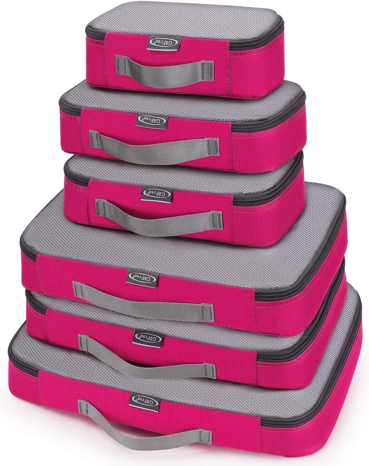 G4Free 3/6/7pcs Packing Cubes Suitcase Organizer Bag Folding Clothes Bag Shoe Storage Cubes Packing Cubes for Clothing Luggage Travel Set