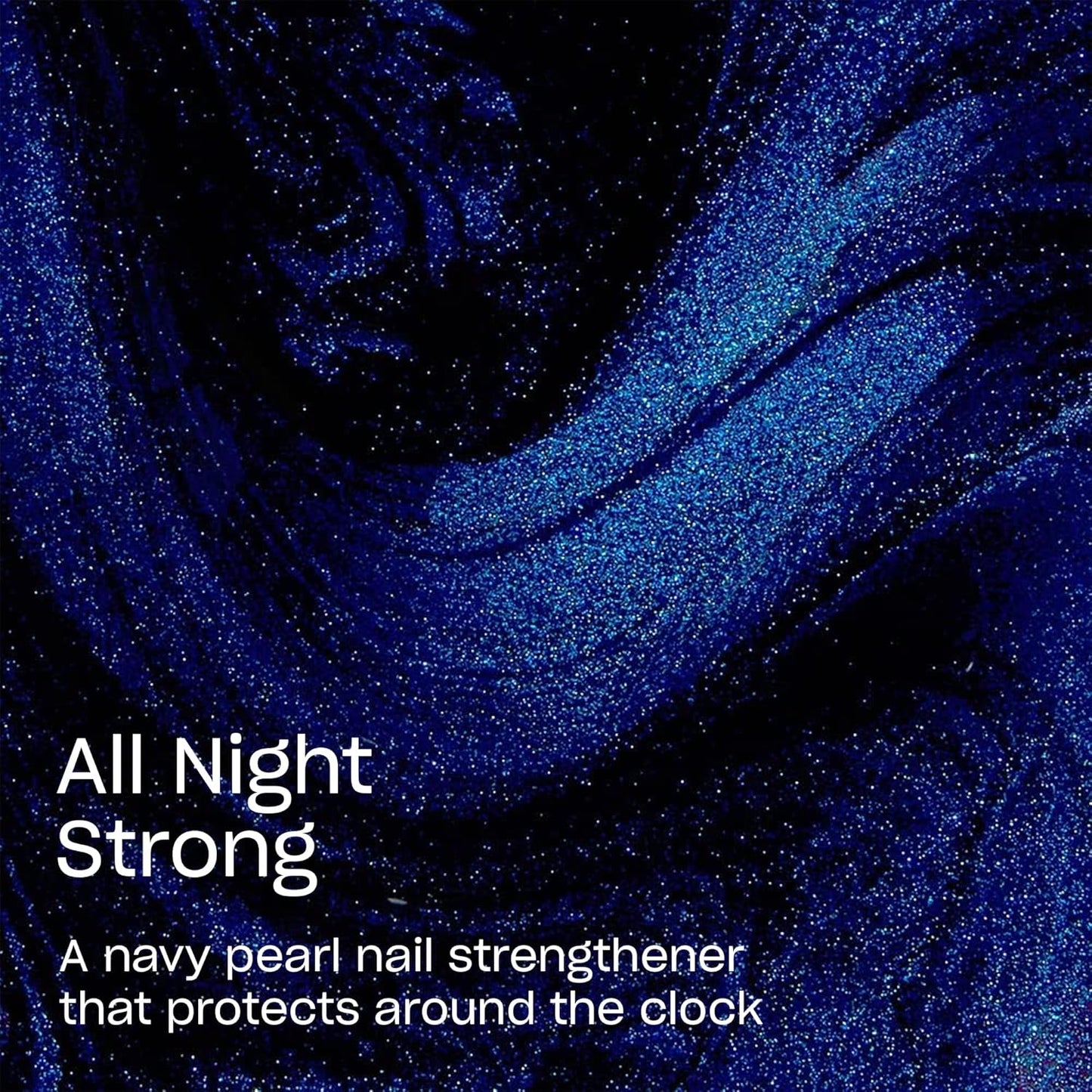 OPI Nail Envy | All Night Strong | Coloured Strengthening Nail Polish | Dark Blue, 15 ml