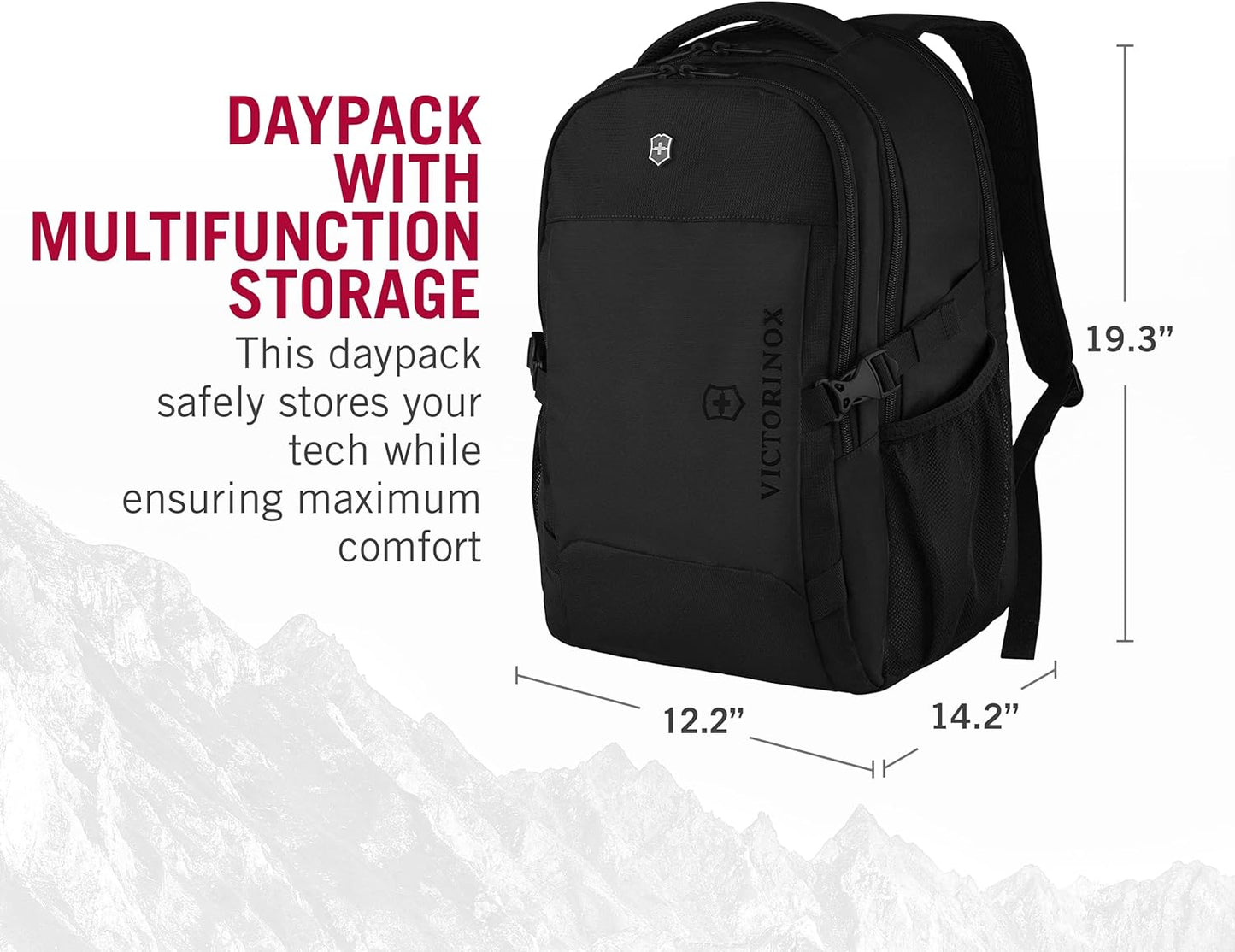 Victorinox VX Sport EVO 16-Inch Laptop Daypack, Black