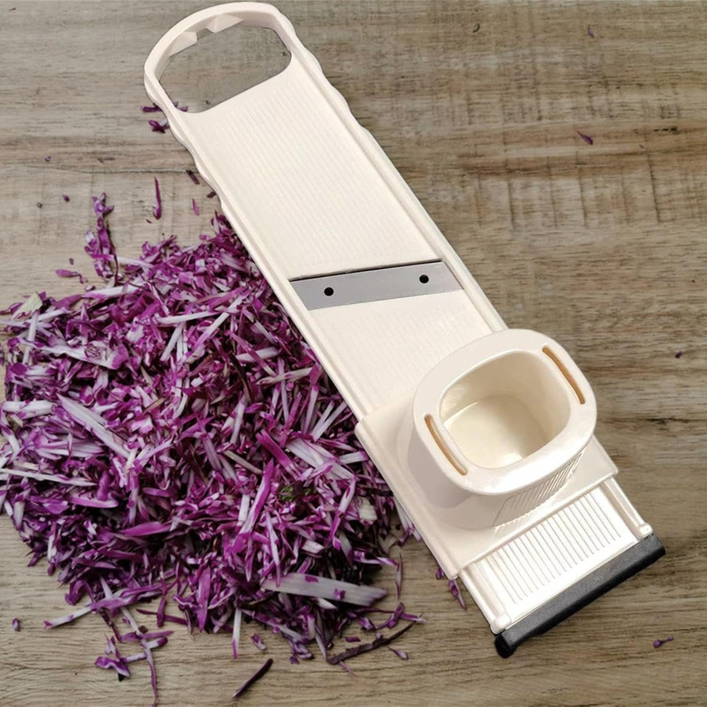 Garlic Slicer Super Thin - Food-Grade Garlic Cutter Chopper, Ultra-Thin Slicing Prep Tool - Vegetable Chopper Shredder, Multi-Functional Garlic Mincer Kitchen Gadgets for Home Chef