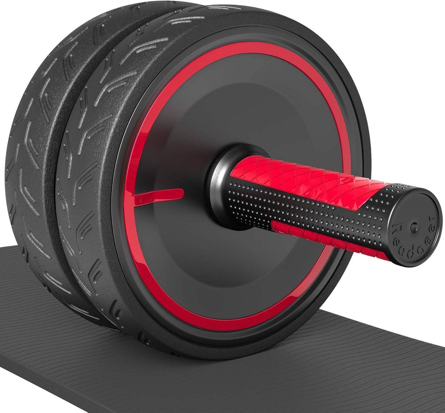 Readaeer Ab Roller Wheel with Knee Pad Abdominal Exercise for Home Gym Fitness Equipment