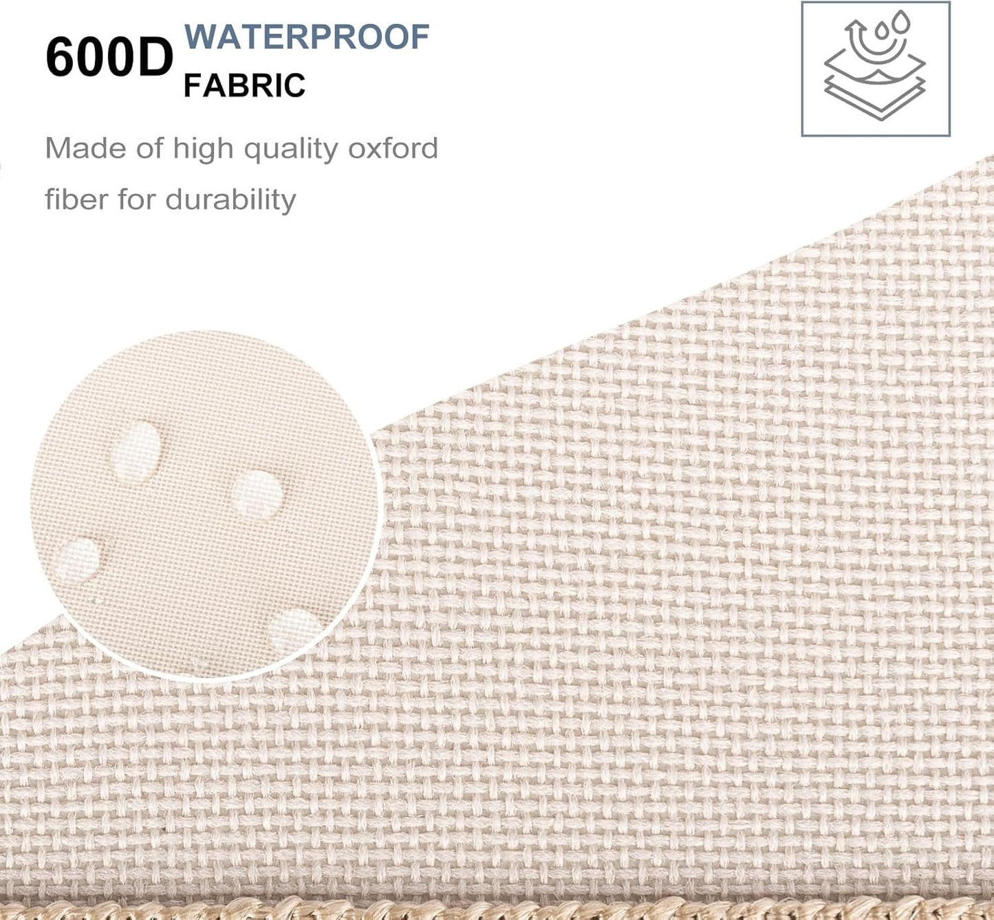 JiatuA Car Trunk Organizer, Car Organizers and Storage Collapsible Multi Compartment Container Box, Adjustable Car Accessories for SUV Sedan Truck, Standard Size, Beige