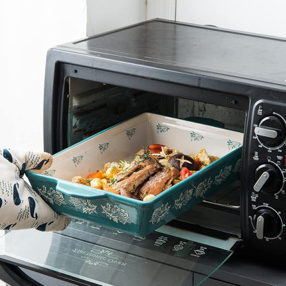 Wisenvoy Casserole Dish Baking Dish Ceramic Lasagna Pan Bakeware Sets Baking Dishes 13x9 Baking Dish Set