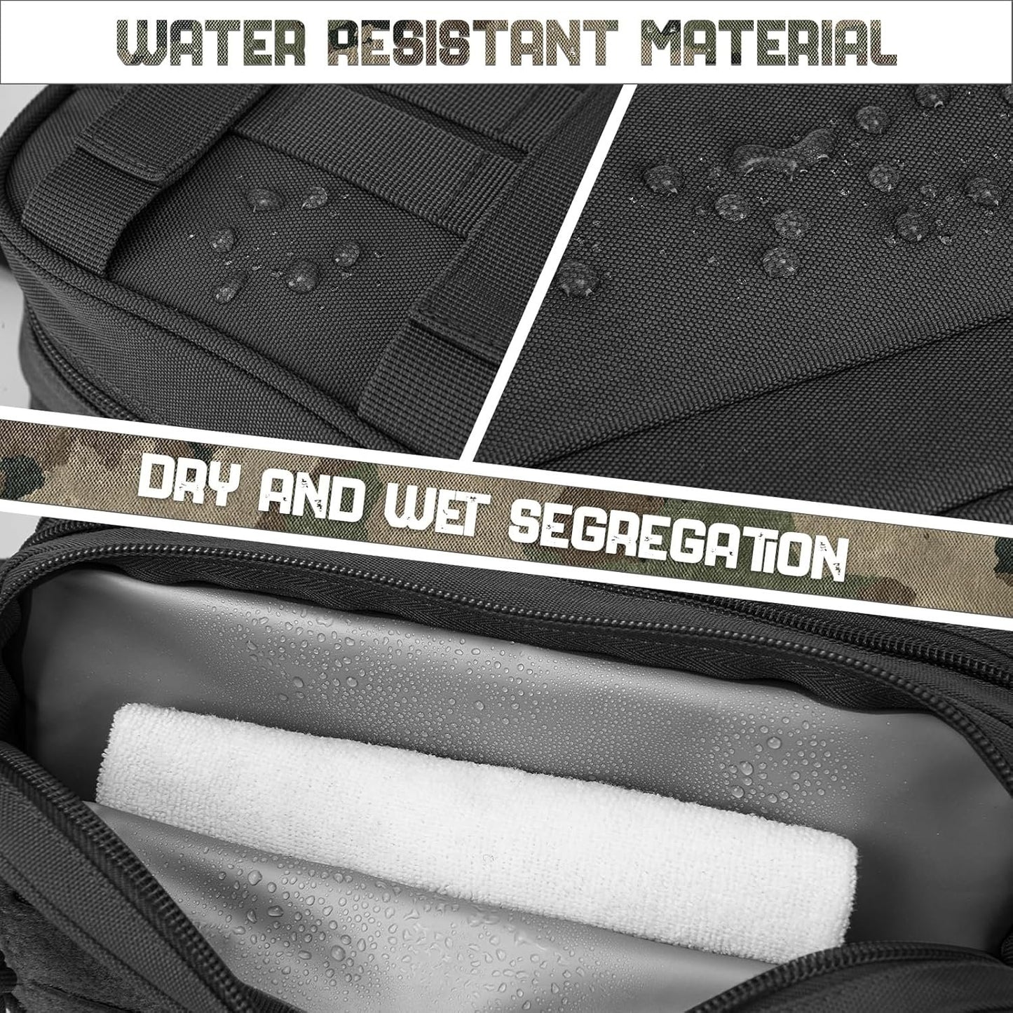 Tactical Toiletry Bag Men Hygiene Bag Shaving Kit Travel Shower Makeup Pouch Cosmetic Organizer Pocket