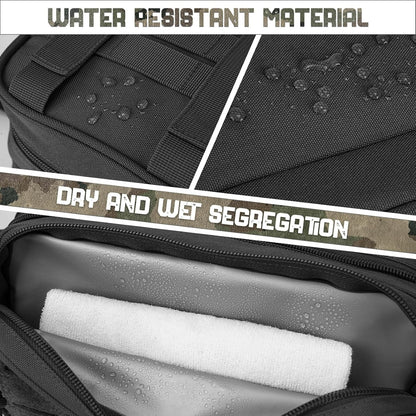 Tactical Toiletry Bag Men Hygiene Bag Shaving Kit Travel Shower Makeup Pouch Cosmetic Organizer Pocket