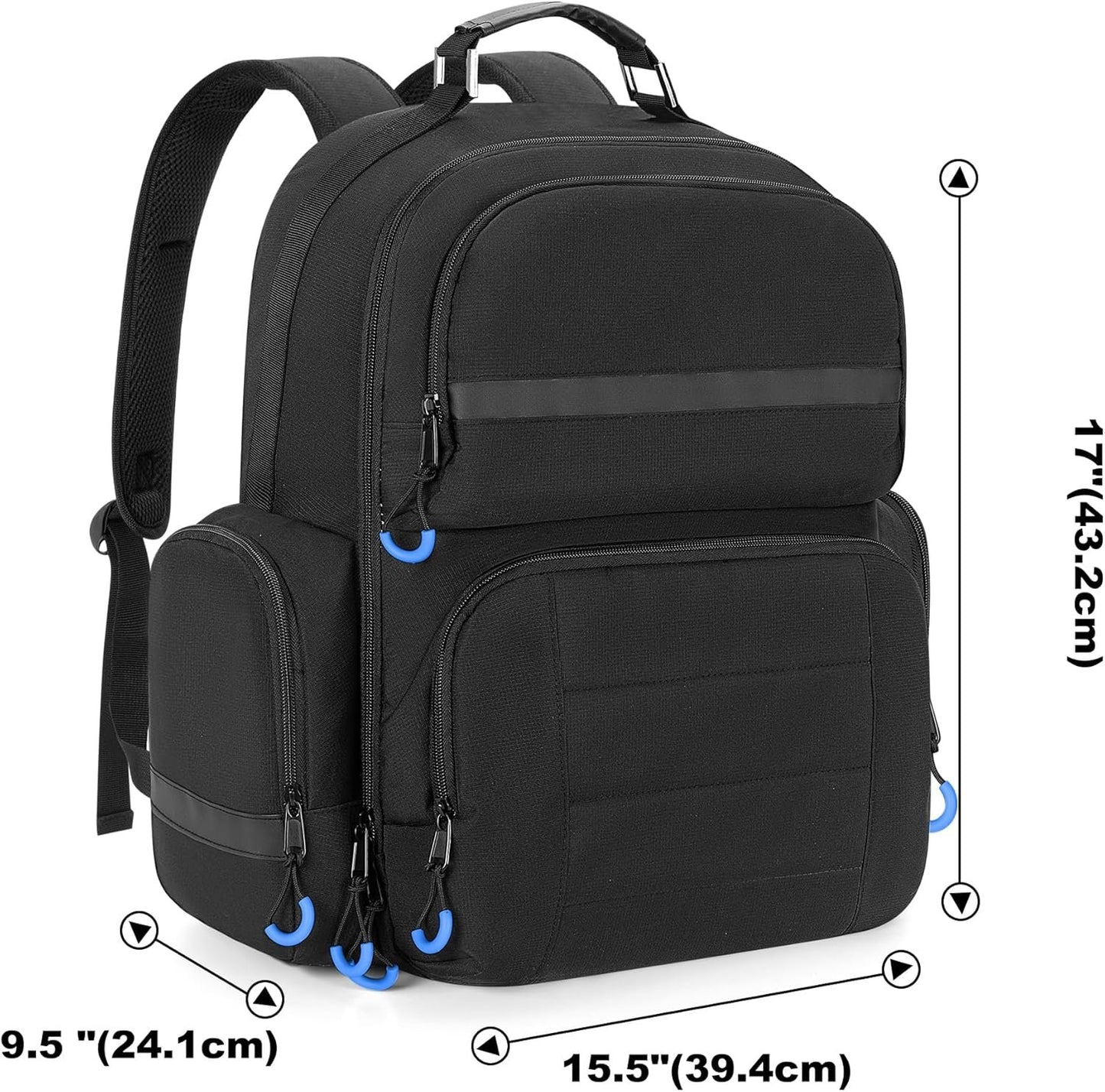PGmoon Console Backpack Compatible with PlayStation 5/PS5 Slim/PS5 Pro, Travel Carrying Case Bag with Protective Liner, Fits 15.6’’ Laptop, Controllers and Most Gaming Accessories (Patent Design)