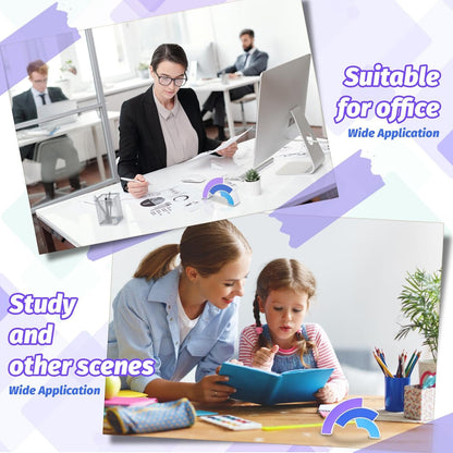 Dormercy Cute Tape Dispenser for Desk, Tape Dispenser for Home School, Desk Accessories (Tape not Included), Purple, 1 Pack