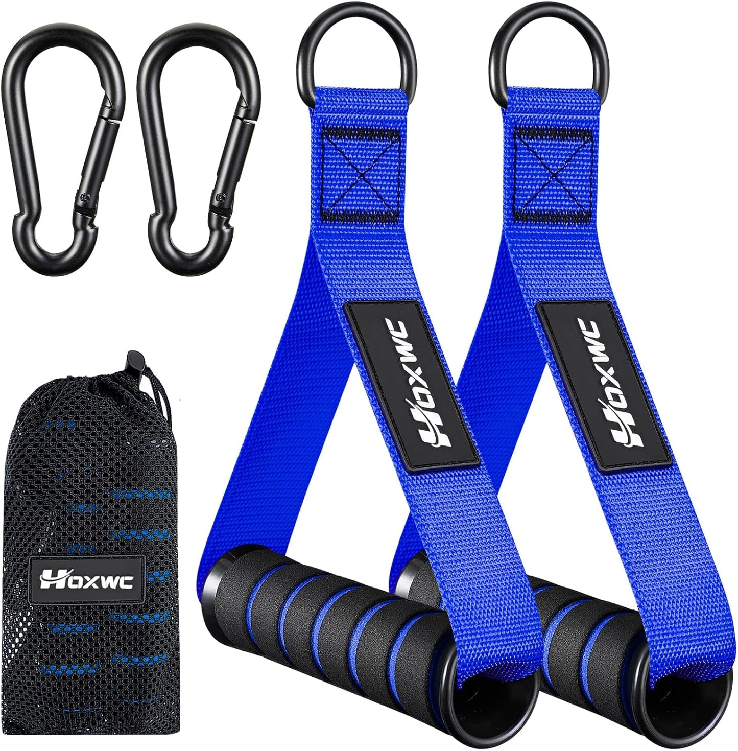 Cable Handles Gym Equipment, Heavy Duty Resistance Band Handles, Replacement Exercise Handles for Cable Machine, Pulley System, Strength Trainer, Pull Down Workout, Home Gym Cable Attachments