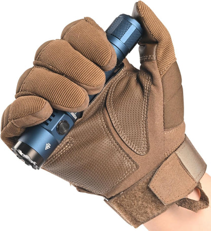 ACEBEAM T35 Tactical EDC Flashlight Gifts for Men, 1600 High Lumens Flashlight Rechargeable, Dual Switches Tactical Flashlight, Super Bright Pocket LED Flashlight for Emergency, Camping