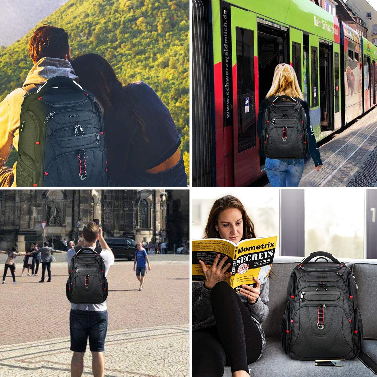 KROSER TSA Friendly Travel Laptop Backpack 17.3 Inch