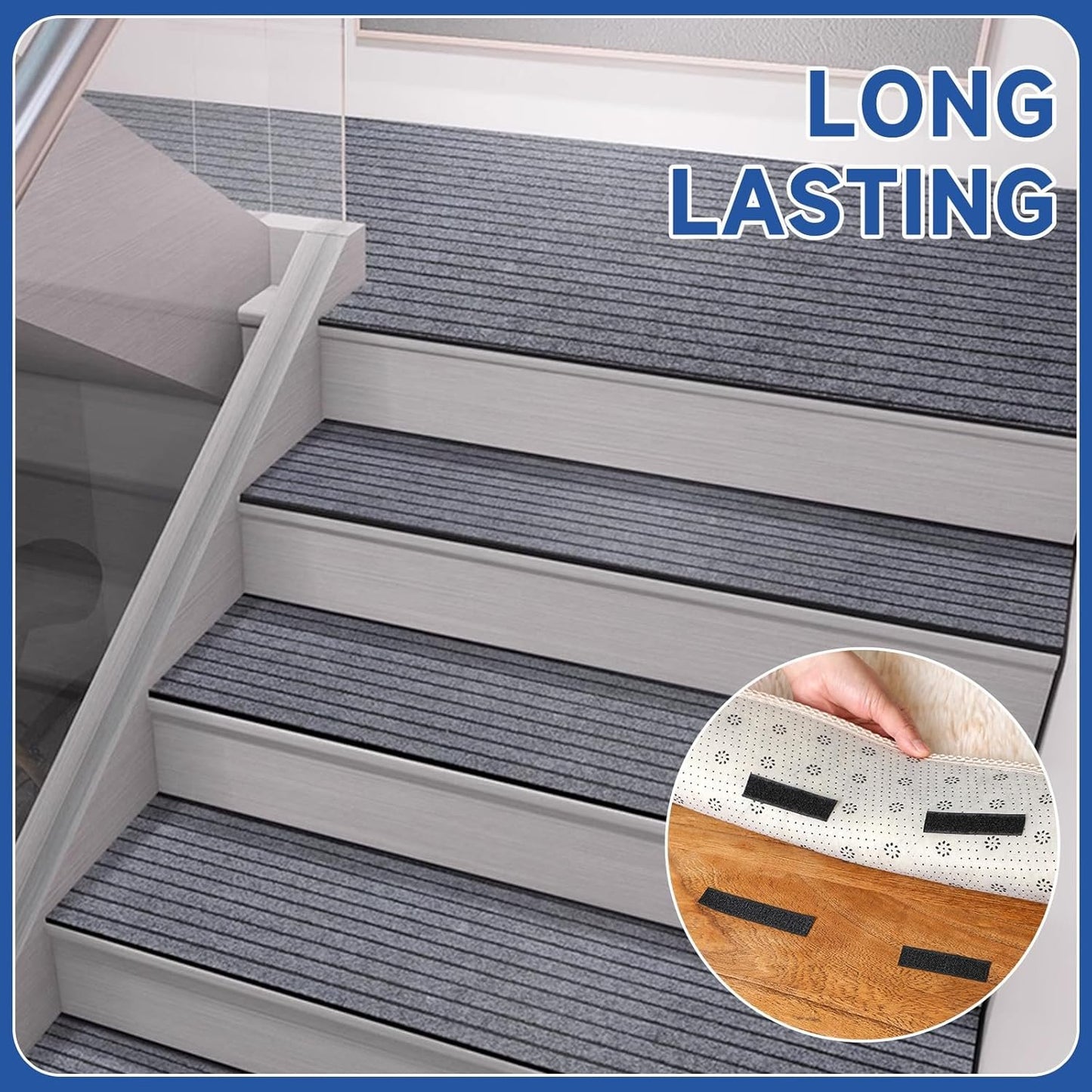 3/4 inch*32.8 ft Hook and Loop Tape Roll, Self-Adhesive Strips Double Sided Tape Heavy Duty Industrial Strength Sticky Fastener for Home, Office, Classroom and Tool Organization