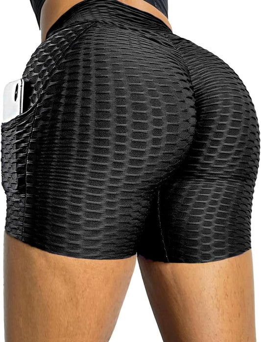 Danysu TIK Tok Leggings for Women Butt Lifting Sexy Textured Booty Tights High Waist Yoga Pants