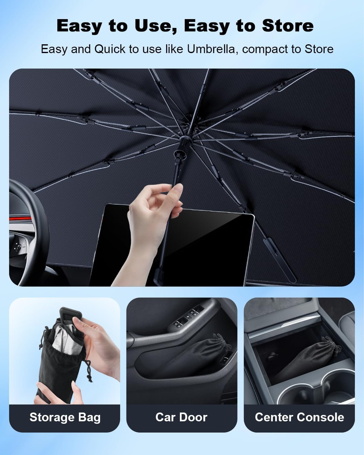 CDEFG Compatible with Toyota Yaris/Yaris Cross 2021-2024 2025 Sunshade Covers Windshield Parasol Front Windshield Car Windshield Sunshade Yaris Cross Accessories