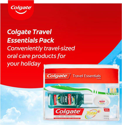 Colgate Oral Care Travel Essentials Kit 4-Piece Pack