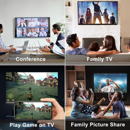 Aplimln [MFi Certified] HDMI Adapter for iPhone iPad, 1080P HDMI Cable Adapter Sync Screen Video & Audio Digital AV Converter with Charging Port on HDTV/Projector/Monitor (No Power Need)