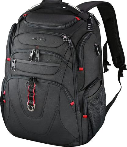 KROSER TSA Friendly Travel Laptop Backpack 17.3 Inch