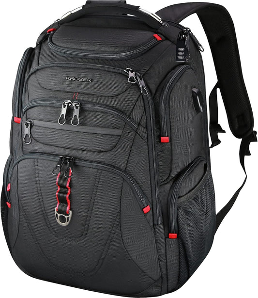 KROSER TSA Friendly Travel Laptop Backpack 17.3 Inch